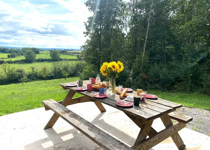 Le Enchante Avec Vue Panoramique - 10p 木屋 Sevigny (Orne)